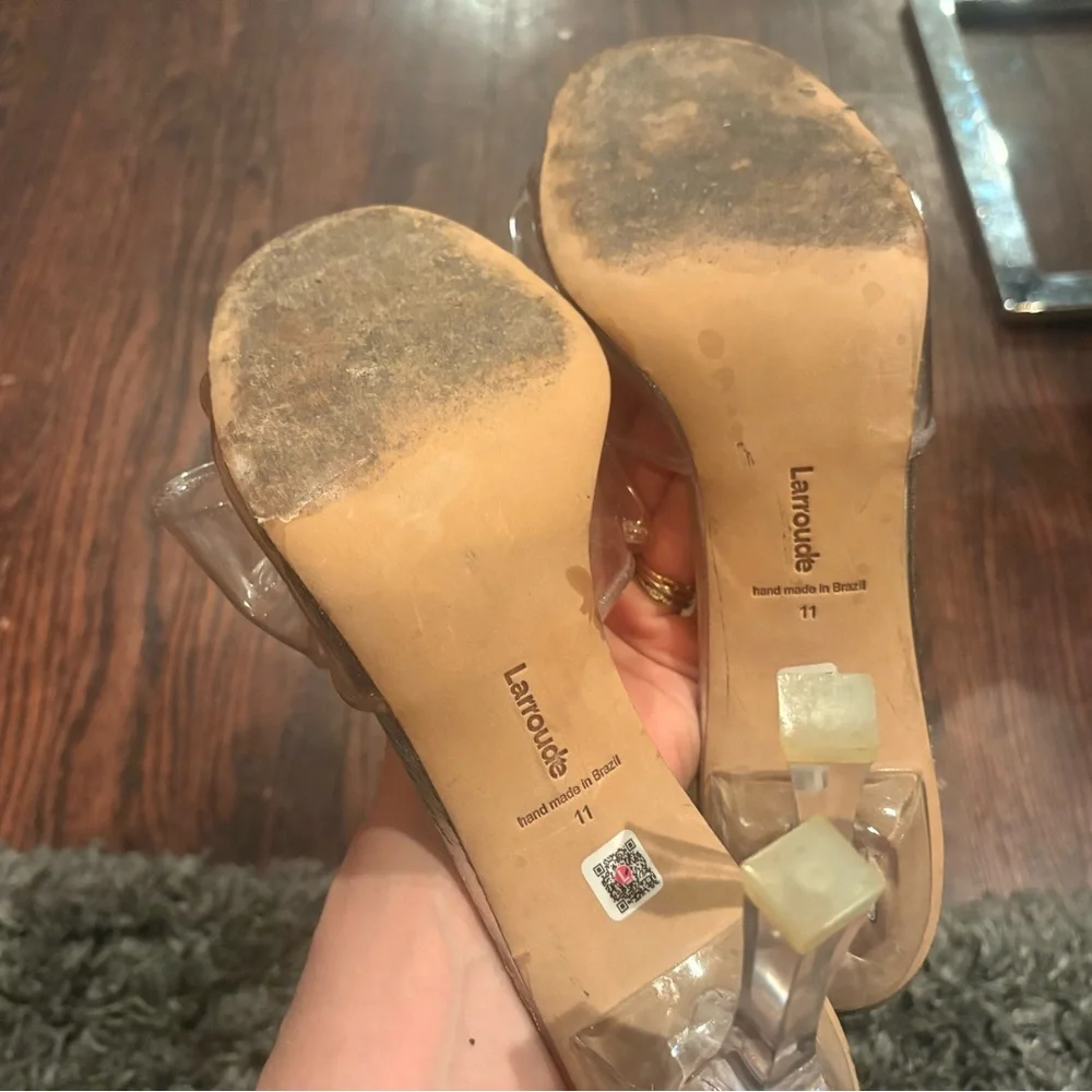 Larroude clear bow heels - Picture 5 of 5